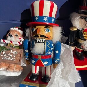 Patriotic Nutcracker Figurine
